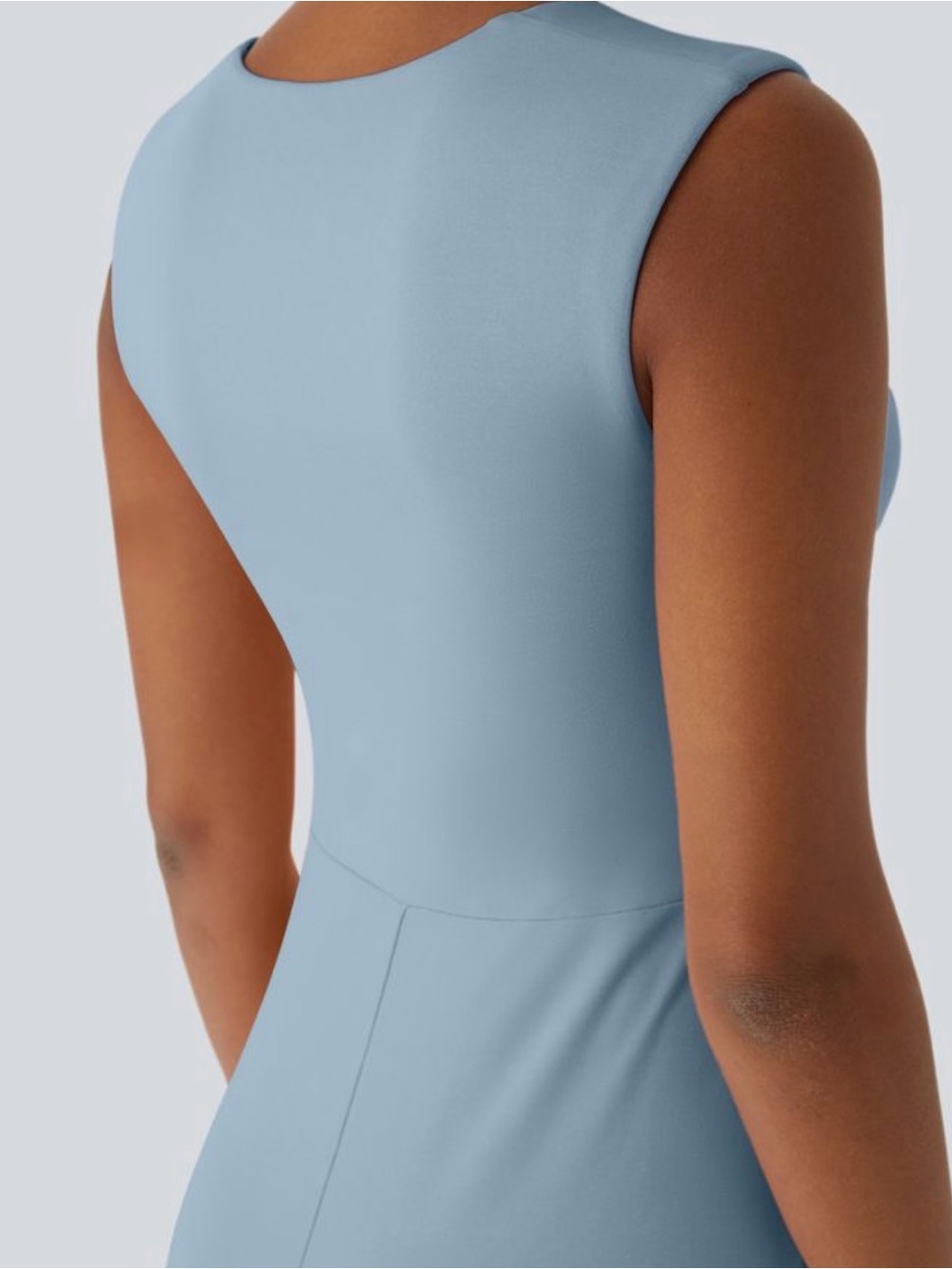 HALARA Square-Neck Wide-Leg Jumpsuit - Picture 4 of 5